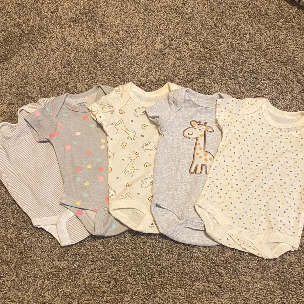 Unisex Newborn Onesie Bundle 5 Piece